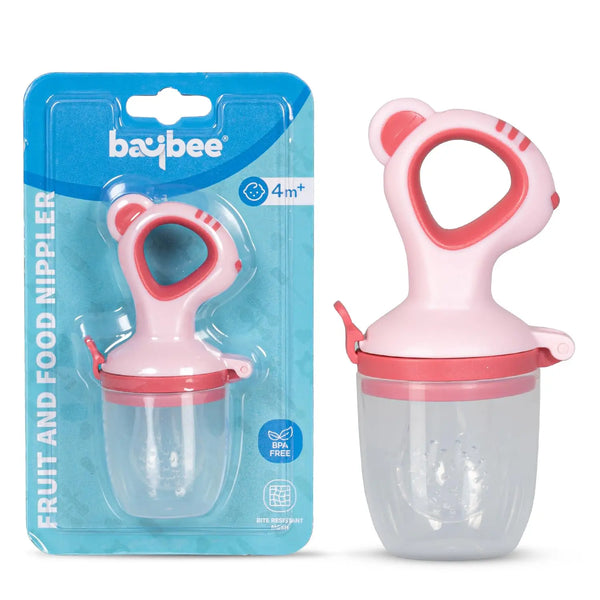 Baybee Silicone Food/Fruit Nibbler For Babies, BPA Free Fruits Feeder With Pacifier Nibbler