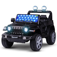 Baybee Robicun Battery Operated Car Jeep for Kids with Usb, Light and Music