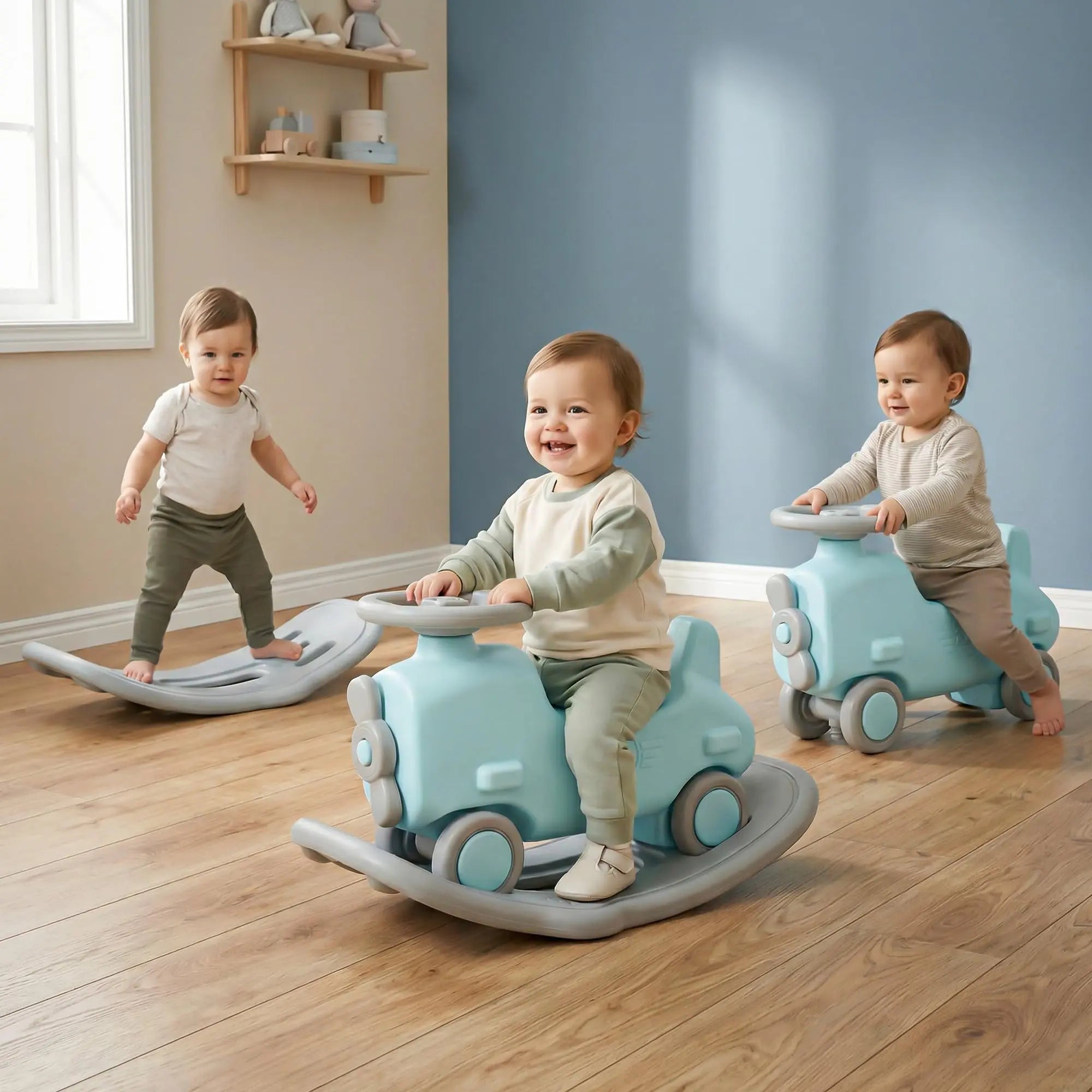 Baybee Skyrider 3 in 1 Ride on Cars for Kids