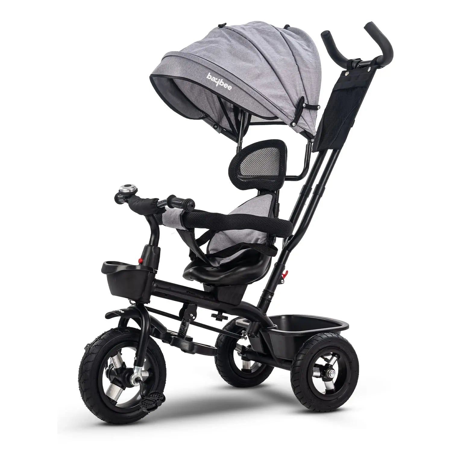 Baybee 3 in 1 Ditto Baby Tricycle for Kids with Rubber Wheels