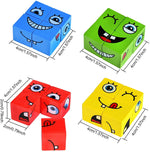 Baybee Wooden 3D Expression Puzzle Building Blocks for Kids BAYBEE