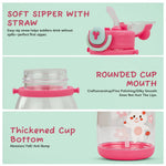 Baybee CuddleCup Sipper Water Bottle with Straw for Kids (600ml) BAYBEE