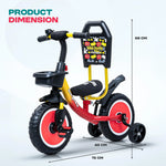 Baybee Velix Trike Cycle for Kids Smart Balanced Baby Tricycle with Backrest & Storage BAYBEE
