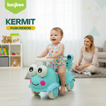 Baybee Kermit Ride on Cars for Kids Indoor Baby Push Ride-ons with Glowing Lights BAYBEE