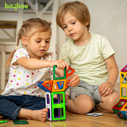 Baybee Magnetic Tiles Building Blocks Toy for Kids BAYBEE