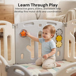 Baybee Lion Kids Playpen for Babies  (16 Panels) Foldable Baby Play Area Indoor Setup BAYBEE