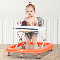 Baybee Clafy Baby Walker for Kids, Folding Walker with 3 Height Adjustable, Cushion Seat, Removable Tray