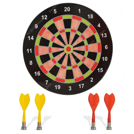 BAYBEE Magnetic Dartboard for Kids & Adults with 4 Non Pointed Darts, Indoor Outdoor Magnetic Score Dart Board Games for Kids BAYBEE