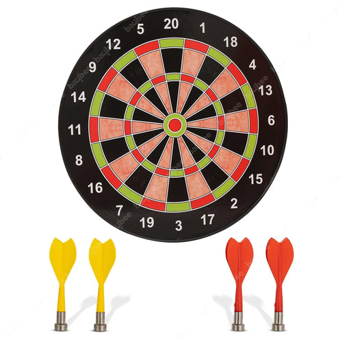 BAYBEE Magnetic Dartboard for Kids & Adults with 4 Non Pointed Darts, Indoor Outdoor Magnetic Score Dart Board Games for Kids