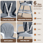 Baybee 2-in-1 Convertible Baby High Chair Baybee India