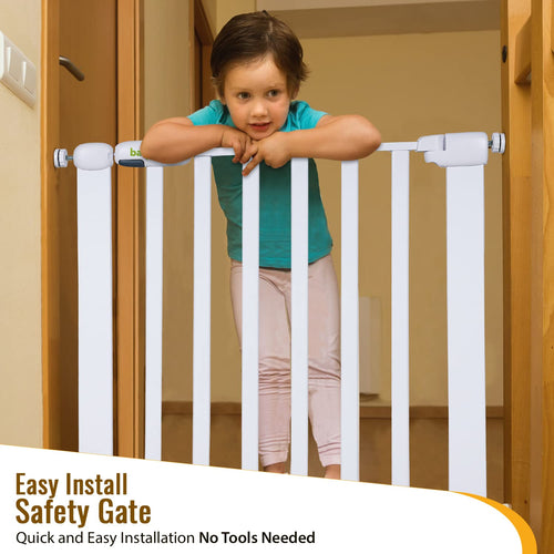 Baybee 75-85cm Auto Close Baby Safety Gate BAYBEE