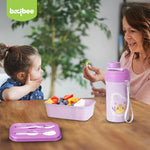 Baybee TiffinTote Lunch Box for School Kids with Spoon & Fork (1050ml LB with 500ml WB) BAYBEE