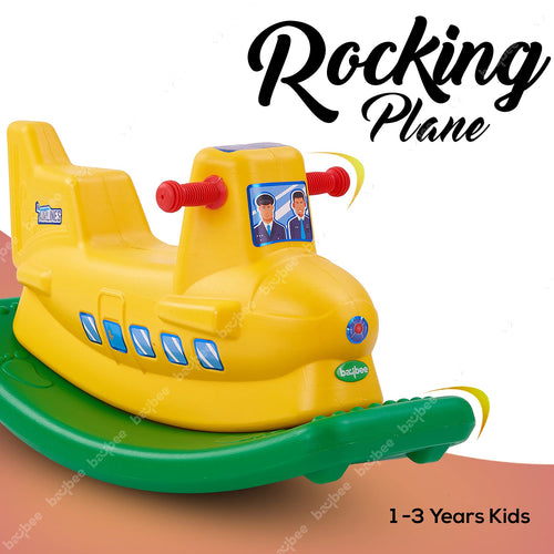 BAYBEE Multicolor Plastic Rocking Chair Horse for Kids BAYBEE