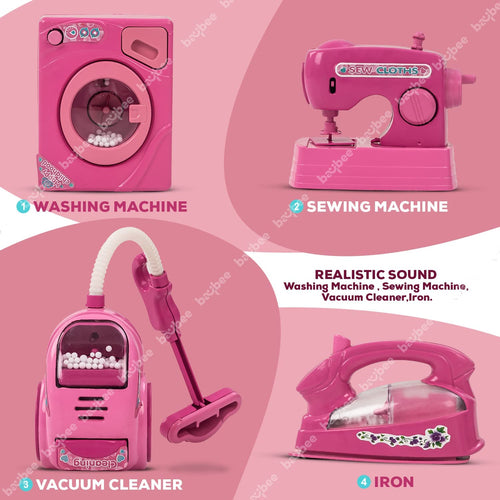 Baybee Family Suits Household Play Set Toys for Kids Girls with Realistic Sound Baybee India