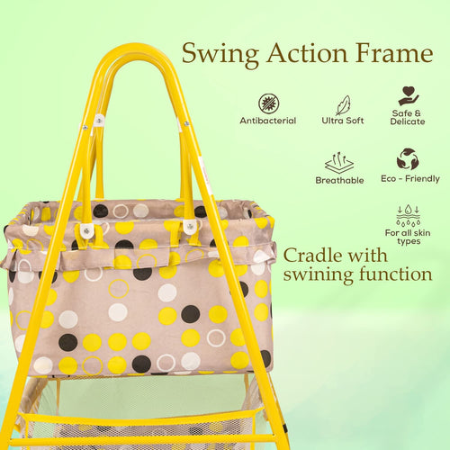 BAYBEE Arise Baby Swing Cradle for Baby with Mosquito Net, Palna Jhula for Baby BAYBEE