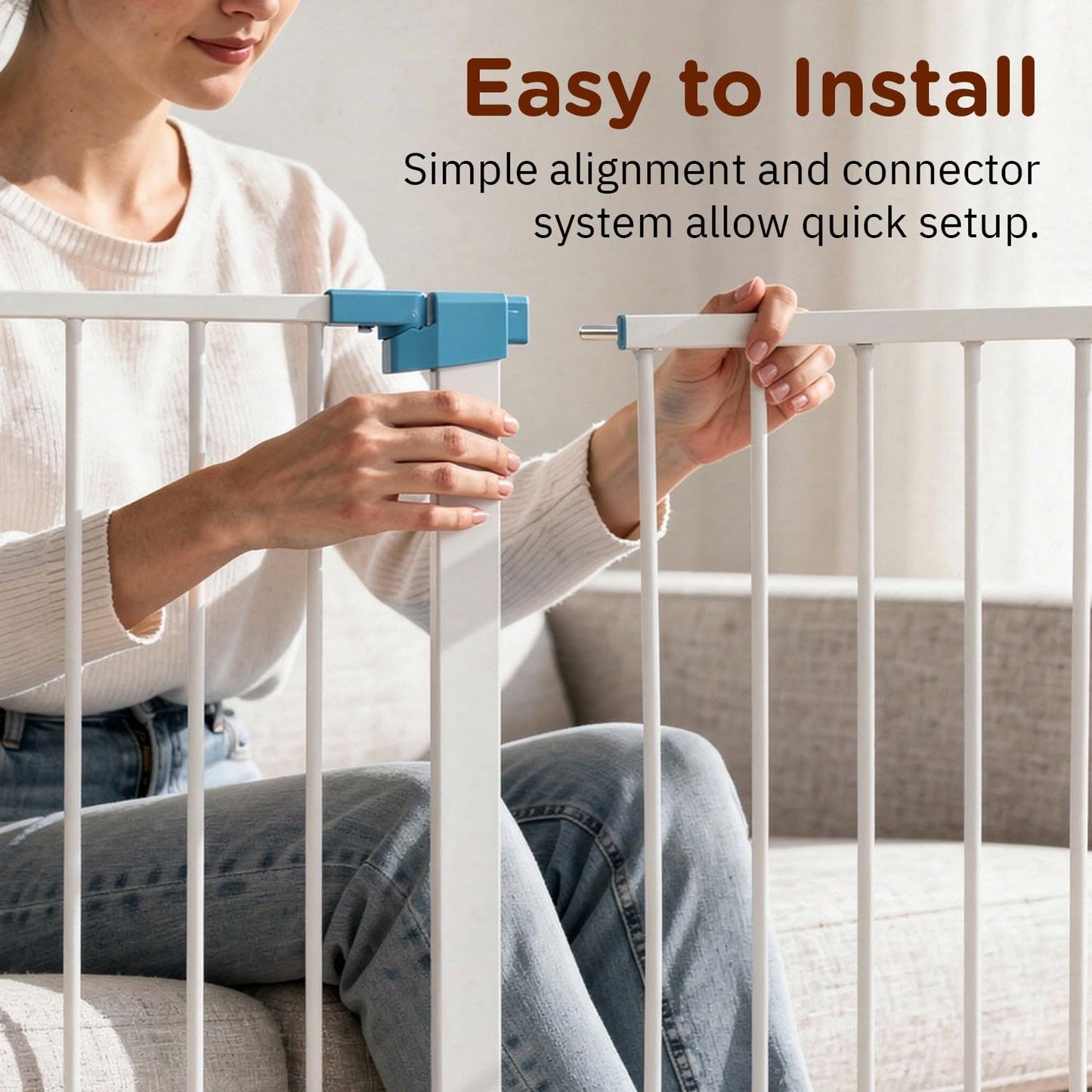 Baybee Safety Gate Extension 45cm Baby Gate Extender for Kids BAYBEE