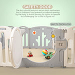 Baybee Lion Kids Playpen for Babies Foldable Baby Play Area Indoor Setup (16 Panels) BAYBEE