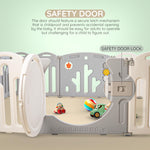 Baybee Lion Kids Playpen for Babies Foldable Baby Play Area Indoor Setup (16 Panels) BAYBEE