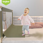 BAYBEE Baby Bed Rail Guard for Baby Toddlers Safety, Portable Kids Bed Rail Safeguard Fence with 28 Adjustable Height - 180 x 80 cm