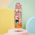 Baybee Galaxy Baby Sipper Water Bottle with Soft Silicone Straw and Strap (800ml) BAYBEE