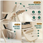 Baybee 3 in 1 High Chair with Removable Food & Toy Tray, 4 Level Height Adjustment Baybee India