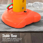 Baybee 4 in 1 Basketball for Kids with 6 Height Adjustable Stand, Basketball Hoop & Ring BAYBEE