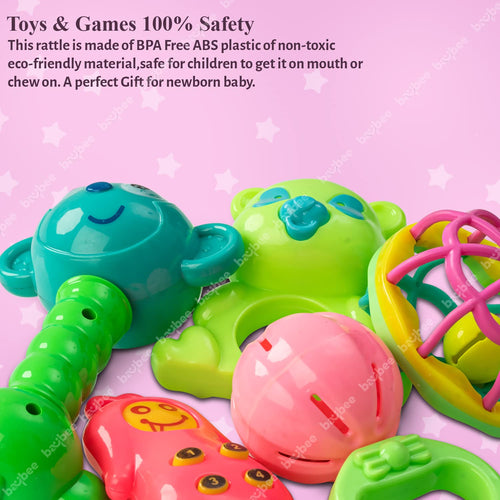Baybee 5 Pcs Baby Toys Rattles Set for Babies BAYBEE