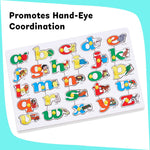 Baybee Wooden A to Z Alphabet Puzzle Board with Knobs BAYBEE