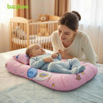 Baybee SafeDreams Series Baby Bedding Set for New Born Baby Mosquito Net & Neck Pillow, Sleeping Nest BAYBEE