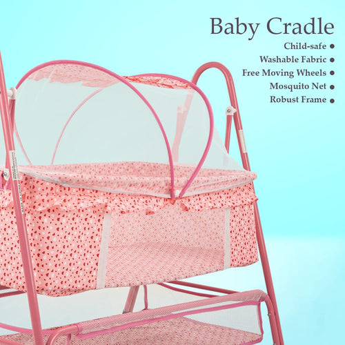 BAYBEE Arise Baby Swing Cradle for Baby with Mosquito Net, Palna Jhula for Baby BAYBEE