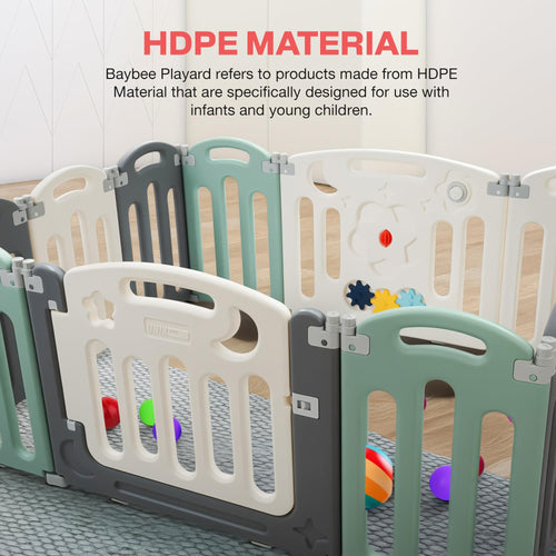 Baybee Totscape Kids Playpen for Babies Baby Play Area Indoor Setup BAYBEE