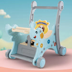 Baybee 3 in 1 Puppy Baby Rocking Chair for Kids | Baby Rocker Rider Toy for Kids with Food Tray, Seat Belt & Backrest BAYBEE