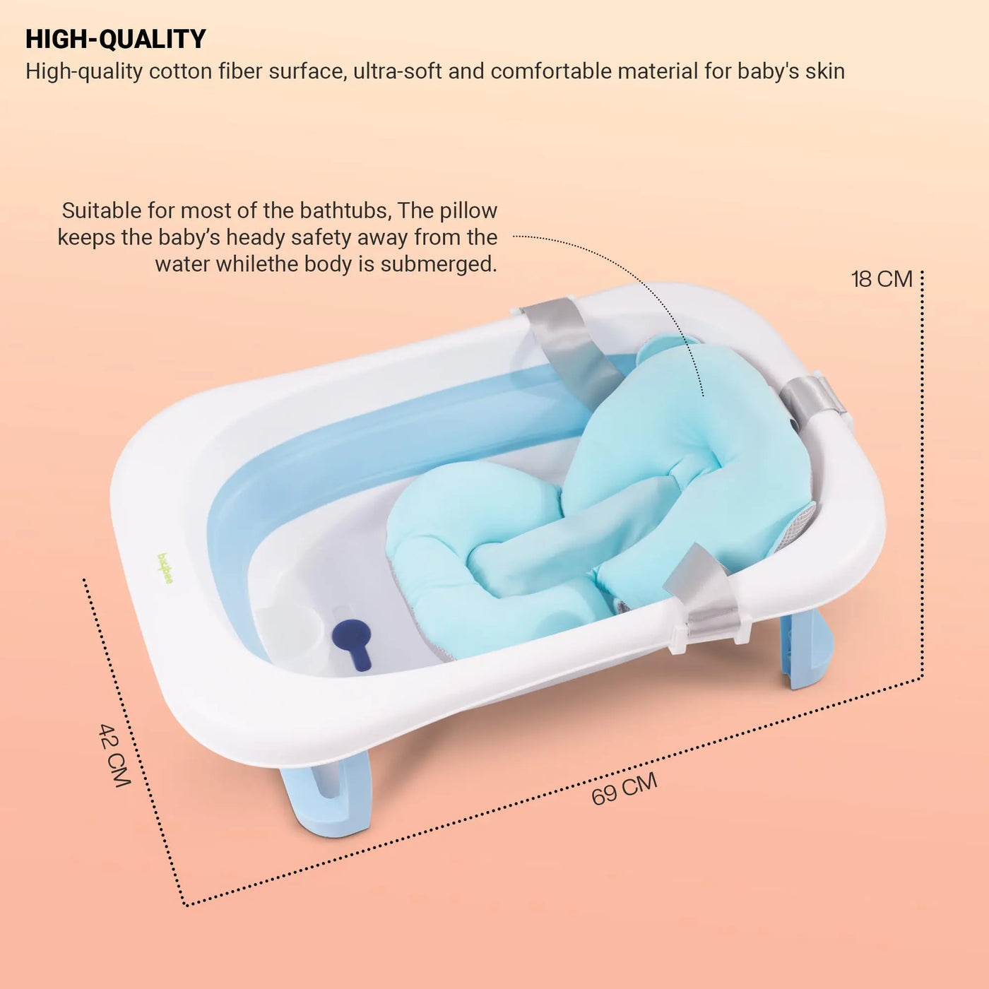 Baybee Loria Foldable Baby Bath Tub for Kids – Baybee India