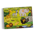 BAYBEE Kids Wooden Puzzle Wild Animals Theme Learning Educational Toy 7 pcs with Knob BAYBEE