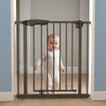 Baybee Auto Close Baby Safety Gate, Durable Staircase Kids Safety Baby Fence Dog Gate Barrier with Easy Walk Child Gate BAYBEE
