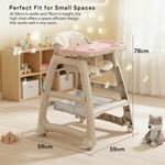 Baybee Breeze High Chair with Musical & Dual Removable Trays, Adjustable Feeding Chair Baybee India