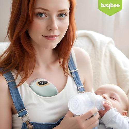 Baybee Wearable Electric Breast Pump for Mothers with 3 Phase Pumping Modes, 150ml Storage, 3 Modes & 9 Level Suction Adjustment | Hands Free Breast Milk Pump BAYBEE