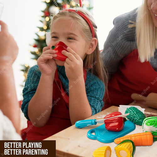 Baybee Vegetables Cutting Toys Playset Kitchen BAYBEE