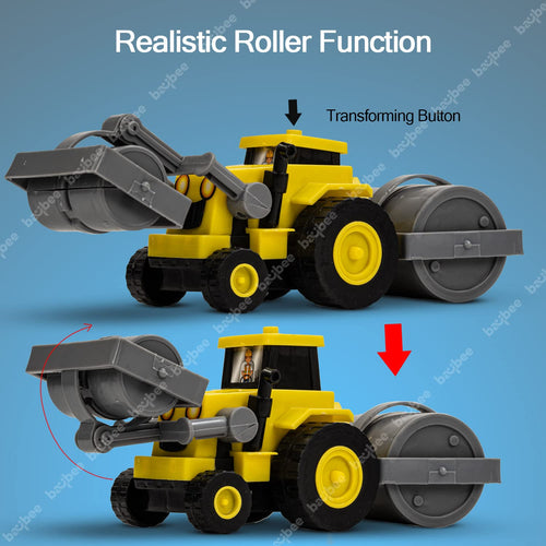 Baybee Road Roller Construction Toys For Kids, Engineer Construction Vehicle Toy BAYBEE