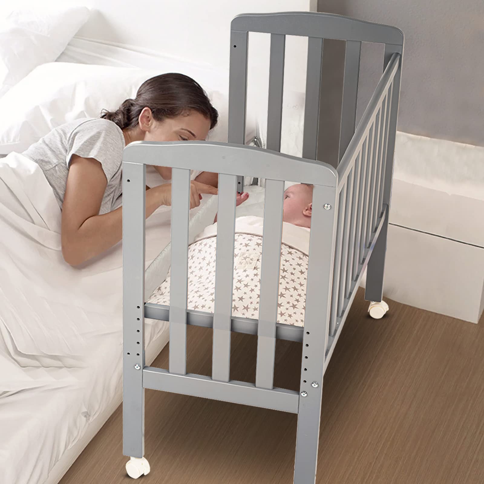 Bedside crib sales baby dan