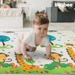 Baybee Forest Theme Baby Double Sided Play Mat Foldable Crawling Mat Size W-180cm X H-200 cm Assorted Themes BAYBEE