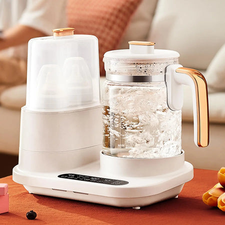 Baby Bottle Warmer & Sterilizer  with LCD Temperature Display, Smart & BPA Free Nipple BAYBEE