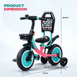 Baybee Velix Trike Cycle for Kids Smart Balanced Baby Tricycle with Backrest & Storage BAYBEE