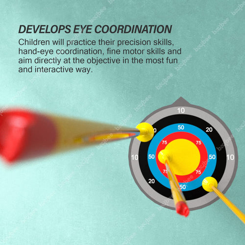 Baybee Bow and Arrow Toys for Kids, Archery Set with 3 Suction Cup Arrow, Quiver & Dartboard BAYBEE