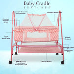 BAYBEE Arise Baby Swing Cradle for Baby with Mosquito Net, Palna Jhula for Baby BAYBEE