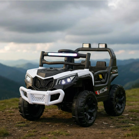 Baybee Terrago Battery Operated Jeep for Kids, Ride on Toy Baby Car with Light & Music BAYBEE