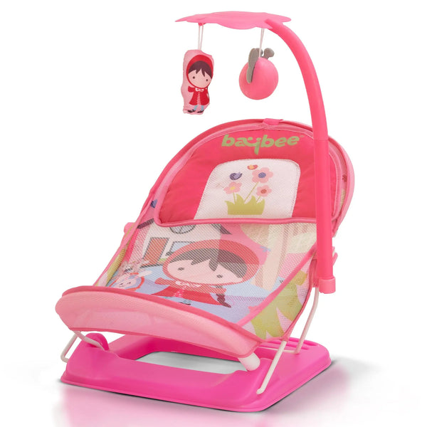 Baybee Duna Anti Slip Baby Bather for Baby 0-6 Months, Bathing Chair with Hanging Toy Bar