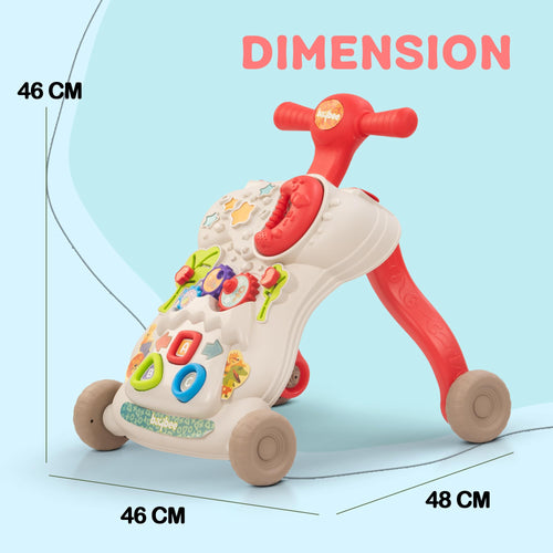 Baybee Lilo Baby Walker for Kids With LED Light, Music, Rotating Gears BAYBEE