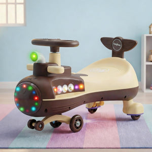 Baybee Diver Baby Swing Cars for Kids Twister Ride on Kids Car with RGB Lights