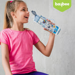 Baybee Galaxy Baby Sipper Water Bottle with Soft Silicone Straw and Strap (800ml) BAYBEE